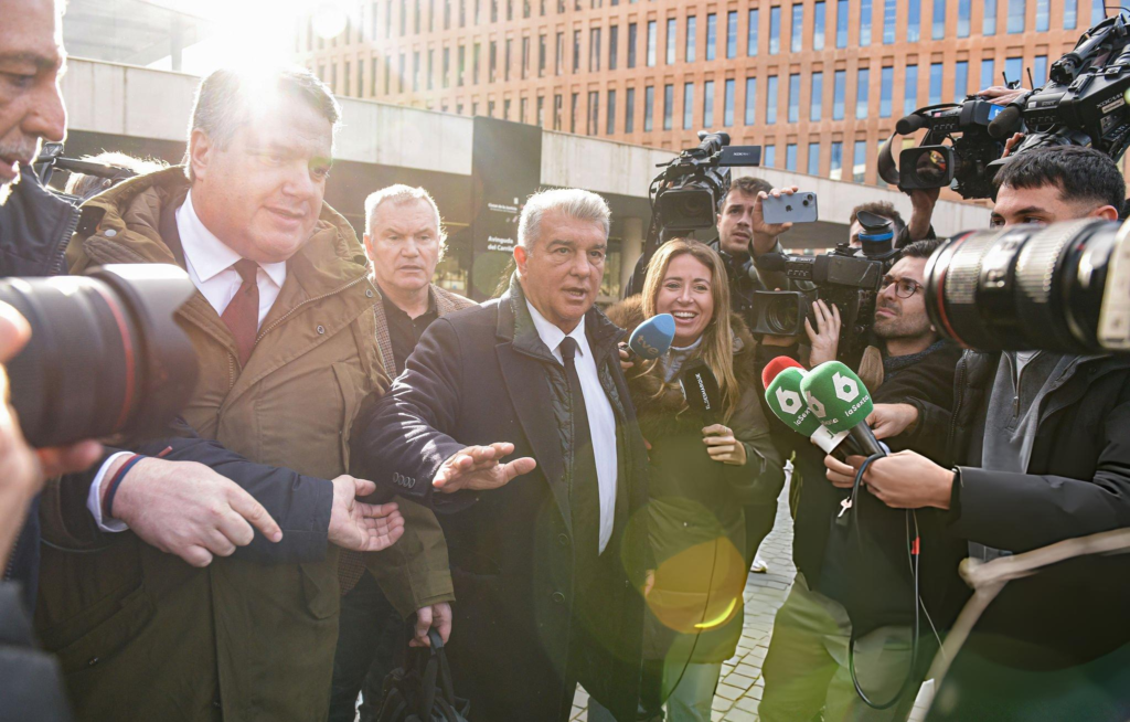 Barcelona president Joan Laporta attacks Real Madrid in a fiery Christmas party speech, accusing them of spreading lies as the Negreira case remains under investigation.
