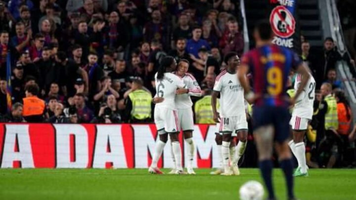 Barcelona shut stand after Camavinga was struck at El Clásico 2 Barcelona shut stand after Camavinga was struck at El Clásico
